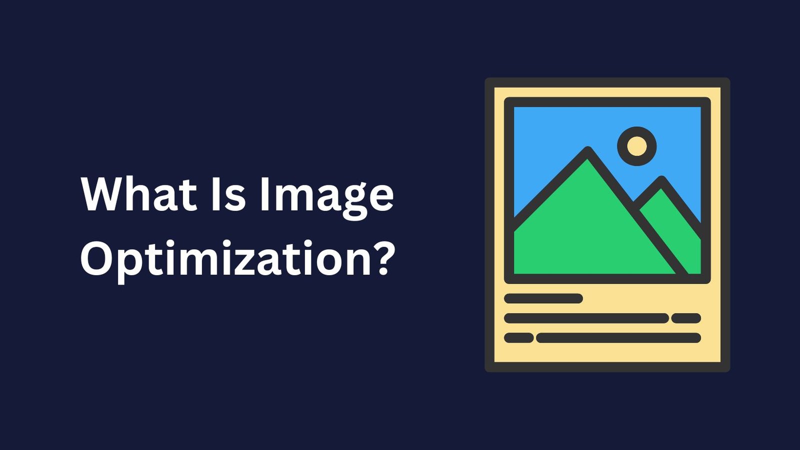 what is image optimization