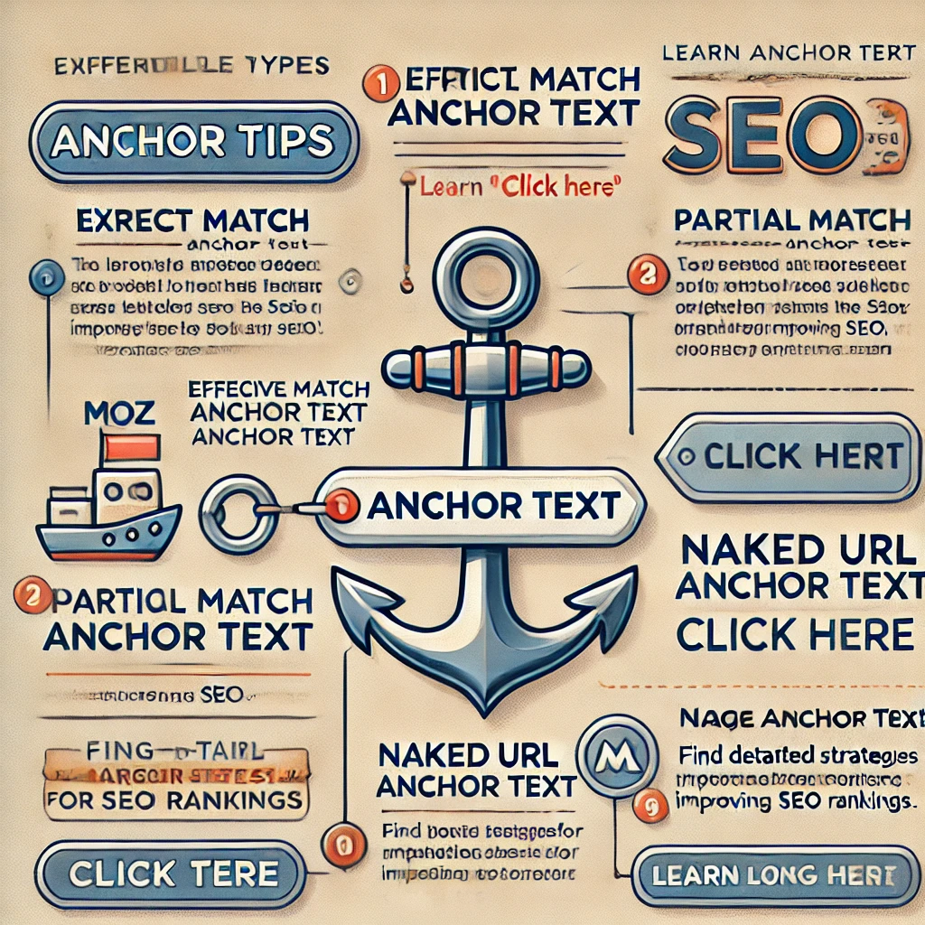 types of anchor text